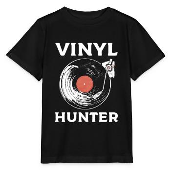 Collectionneur de disques vinyles Vinyl Hunter - T-shirt bio MINI CREATOR Stanley/Stella Enfant - noir - Devant - Mikhail (115cm)