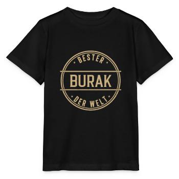 Bester Burak Der Welt Funny Men's Name - Stanley/Stella MINI CREATOR Kids’ T-Shirt - black - Front - Mikhail (115cm)