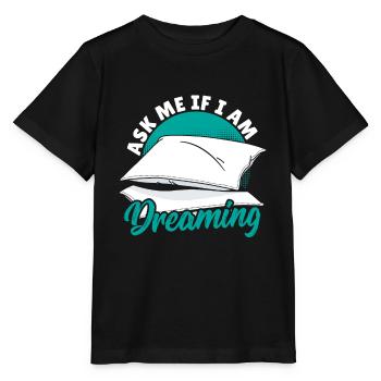 Demandez-moi si je rêve Rêve lucide - T-shirt bio MINI CREATOR Stanley/Stella Enfant - noir - Devant - Mikhail (115cm)