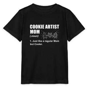 Tolle Kekskünstler-Mama-Definition zum Dekorieren - Stanley/Stella Kinder T-Shirt MINI CREATOR  - Schwarz - Vorne - Mikhail (115cm)