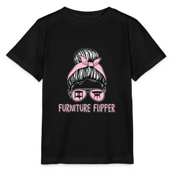 Furniture Flipper Awesome Home Business Flipping - Stanley/Stella MINI CREATOR Kids’ T-Shirt - black - Front - Mikhail (115cm)
