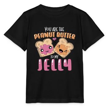 You Are The Peanut Butter To My Jelly Peanut - Stanley/Stella MINI CREATOR Kids’ T-Shirt - black - Front - Mikhail (115cm)