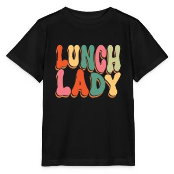 Lunch Lady Cafeteria Worker - Stanley/Stella MINI CREATOR Kids’ T-Shirt - black - Front - Mikhail (115cm)