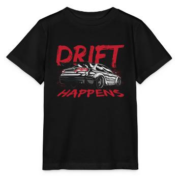 Drift Happens Drifting Car Racing - Stanley/Stella MINI CREATOR Kids’ T-Shirt - black - Front - Mikhail (115cm)