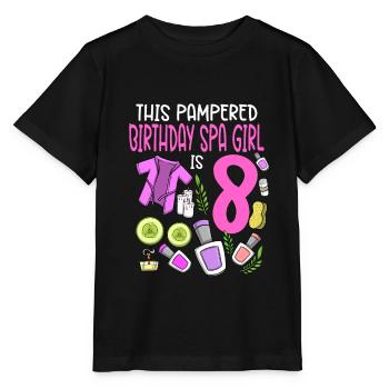 Spa Anniversaire pour les filles 8ème fête d’anniversaire Spa - T-shirt bio MINI CREATOR Stanley/Stella Enfant - noir - Devant - Mikhail (115cm)