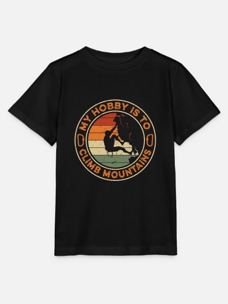 Escalade pour l’escalade - T-shirt bio MINI CREATOR Stanley/Stella Enfant - noir