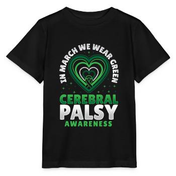 Paralysie cérébrale Warrior CP - T-shirt bio MINI CREATOR Stanley/Stella Enfant - noir - Devant - Mikhail (115cm)