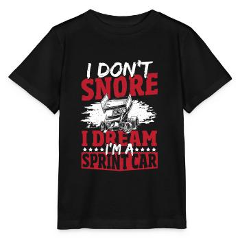Sprint-Auto-Rennen Sprint Car Rennen Sprint Car - Stanley/Stella Kinder T-Shirt MINI CREATOR  - Schwarz - Vorne - Mikhail (115cm)