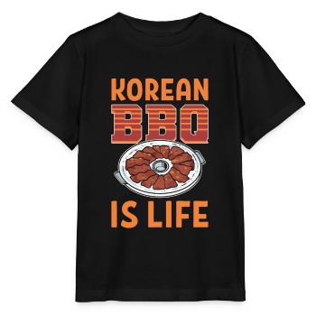 Koreanisches BBQ Barbeque Asiatisch - Stanley/Stella Kinder T-Shirt MINI CREATOR  - Schwarz - Vorne - Mikhail (115cm)