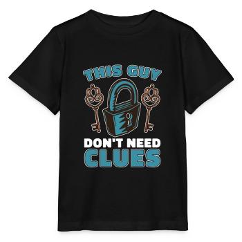 Escape Room Escape Room Lover Escaping - Stanley/Stella MINI CREATOR Kids’ T-Shirt - black - Front - Mikhail (115cm)