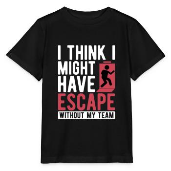 Escape Room Escape Room Lover Escaping - Stanley/Stella MINI CREATOR Kids’ T-Shirt - black - Front - Mikhail (115cm)