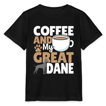 Grands Dague Chiens amoureux des chiens - T-shirt bio MINI CREATOR Stanley/Stella Enfant - noir - Devant - Mikhail (115cm)