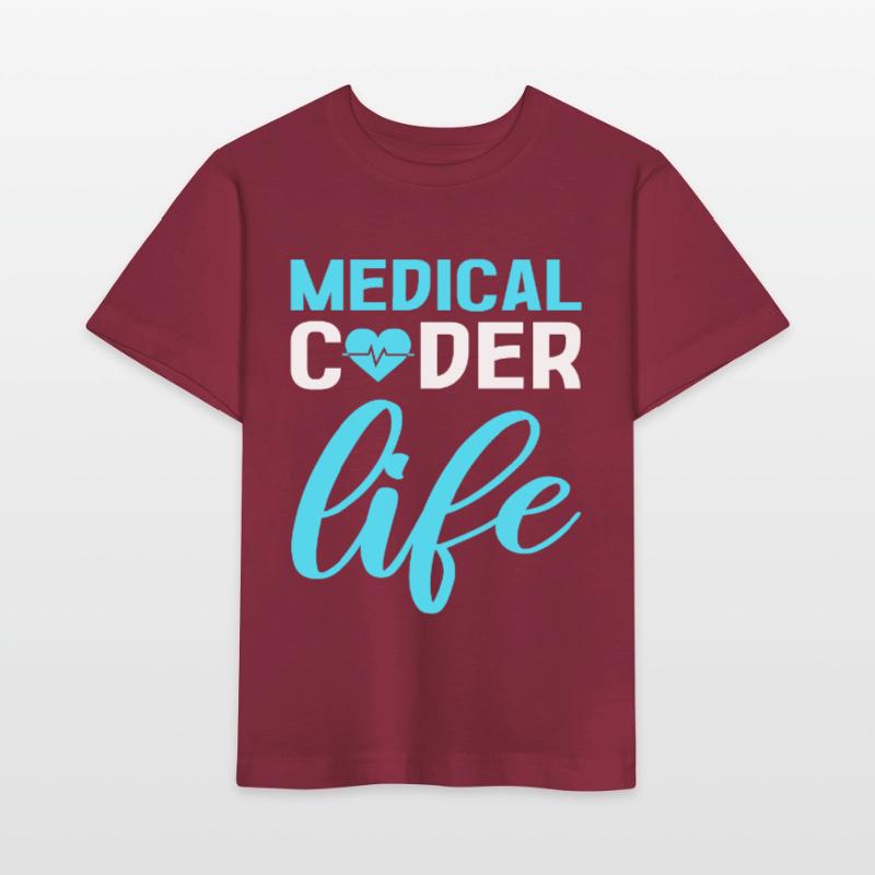 Medical Coder Life Clinical Coder Medical Coding Stanley/Stella Kinder T-Shirt MINI CREATOR 