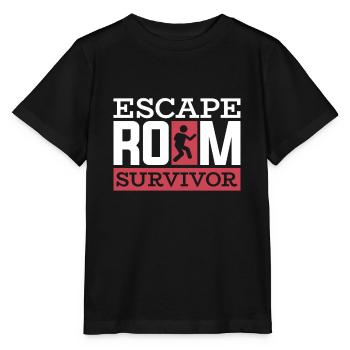 Escape Room Escape Room Lover Escaping - Stanley/Stella MINI CREATOR Kids’ T-Shirt - black - Front - Mikhail (115cm)