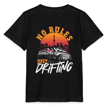 Dérive de course de voiture Dérive Dérive de neige Extrême - T-shirt bio MINI CREATOR Stanley/Stella Enfant - noir - Devant - Mikhail (115cm)