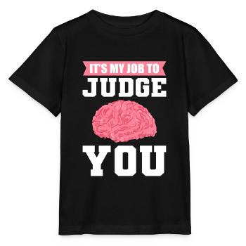 Psychologue École Psychologue Psychologie Psyché - T-shirt bio MINI CREATOR Stanley/Stella Enfant - noir - Devant - Mikhail (115cm)