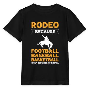 Rodéo Équitation Sports Western Equitation - T-shirt bio MINI CREATOR Stanley/Stella Enfant - noir - Devant - Mikhail (115cm)