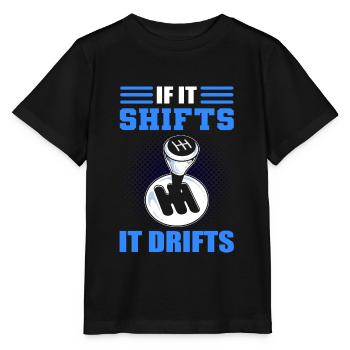 S’il se déplace, il dérive à la dérive course automobile - T-shirt bio MINI CREATOR Stanley/Stella Enfant - noir - Devant - Mikhail (115cm)