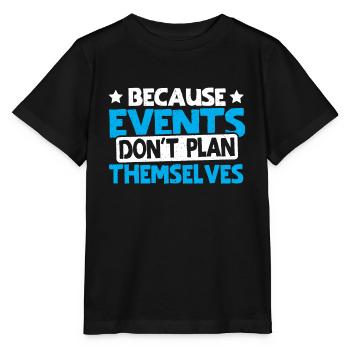 Planification d’événements Planificateur d’événements - T-shirt bio MINI CREATOR Stanley/Stella Enfant - noir - Devant - Mikhail (115cm)