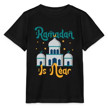 Ramadan Is Near Islamic Muslim Ramadan Mubarak - Stanley/Stella MINI CREATOR Kids’ T-Shirt - black - Front - Mikhail (115cm)