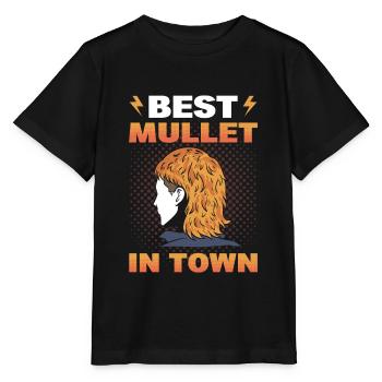Meilleur mulet en ville Mullet Pride - T-shirt bio MINI CREATOR Stanley/Stella Enfant - noir - Devant - Mikhail (115cm)