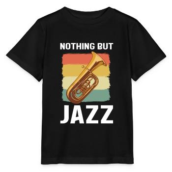 Rien que du jazz jazz musique jazz jazz auditeur - T-shirt bio MINI CREATOR Stanley/Stella Enfant - noir - Devant - Mikhail (115cm)