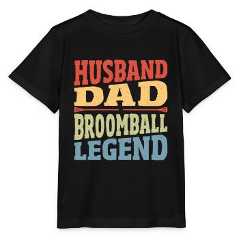 Mari Père Balai Légende Balai Balai - T-shirt bio MINI CREATOR Stanley/Stella Enfant - noir - Devant - Mikhail (115cm)