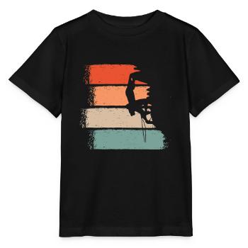 Klettern Freiklettern - Stanley/Stella Kinder T-Shirt MINI CREATOR  - Schwarz - Vorne - Mikhail (115cm)
