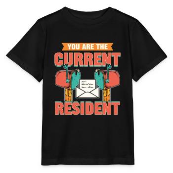 Vous êtes l’actuel facteur des postes - T-shirt bio MINI CREATOR Stanley/Stella Enfant - noir - Devant - Mikhail (115cm)