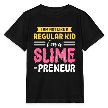 Ich bin nicht wie ein normales Kind, ich bin ein - Stanley/Stella Kinder T-Shirt MINI CREATOR  - Schwarz - Vorne - Mikhail (115cm)