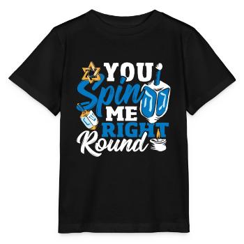 Chanukka Jude Jude Menora Schabbat - Stanley/Stella Kinder T-Shirt MINI CREATOR  - Schwarz - Vorne - Mikhail (115cm)