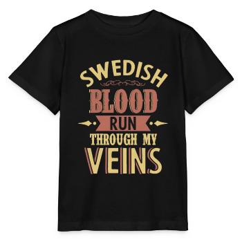 Swedish - Stanley/Stella MINI CREATOR Kids’ T-Shirt - black - Front - Mikhail (115cm)