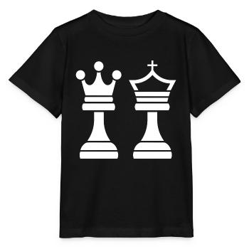 Jeux échecs - T-shirt bio MINI CREATOR Stanley/Stella Enfant - noir - Devant - Mikhail (115cm)