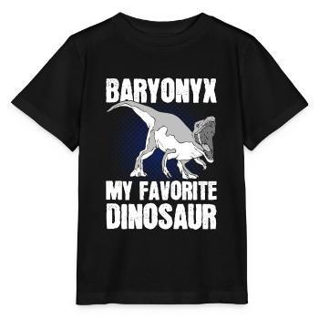 Prehistoric Dinosaur Dinosaurier - Stanley/Stella MINI CREATOR Kids’ T-Shirt - black - Front - Mikhail (115cm)