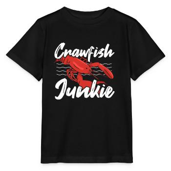 Crayfish Cajun Saison Liebhaber Partei Yabbie - Stanley/Stella Kinder T-Shirt MINI CREATOR  - Schwarz - Vorne - Mikhail (115cm)