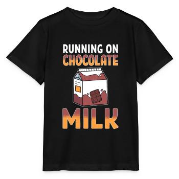 Chocolat chaud Chocolat Lait J’aime - T-shirt bio MINI CREATOR Stanley/Stella Enfant - noir - Devant - Mikhail (115cm)