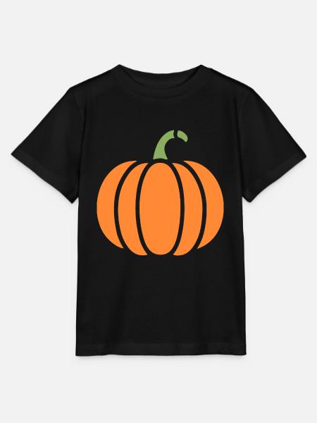 Kürbis - Stanley/Stella Kinder T-Shirt MINI CREATOR - Schwarz