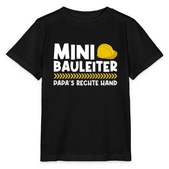 Bauleiter Bauherr Richtfest - Stanley/Stella Kinder T-Shirt MINI CREATOR  - Schwarz - Vorne - Mikhail (115cm)