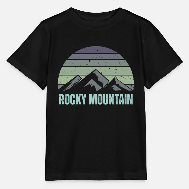 Rocky Mountain - Stanley/Stella Kinder T-Shirt MINI CREATOR - Schwarz