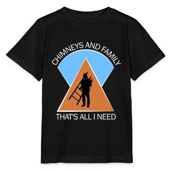 Ramoneur ramoneur - T-shirt bio MINI CREATOR Stanley/Stella Enfant - noir - Devant - Mikhail (115cm)