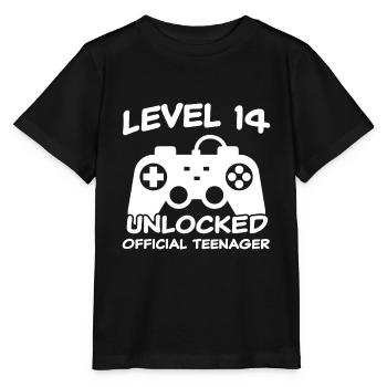 14e anniversaire joueur de cadeau adolescent 14 ans - T-shirt bio MINI CREATOR Stanley/Stella Enfant - noir - Devant - Mikhail (115cm)