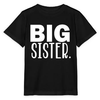 big sister - T-shirt bio MINI CREATOR Stanley/Stella Enfant - noir - Devant - Mikhail (115cm)