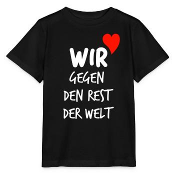 Nous contre le reste du monde - T-shirt bio MINI CREATOR Stanley/Stella Enfant - noir - Devant - Mikhail (115cm)