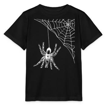 araignée - T-shirt bio MINI CREATOR Stanley/Stella Enfant - noir - Devant - Mikhail (115cm)