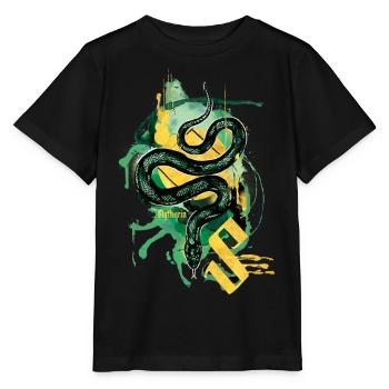 Harry Potter Slytherin Snake - Stanley/Stella MINI CREATOR Kids’ T-Shirt - black - Front - Mikhail (115cm)