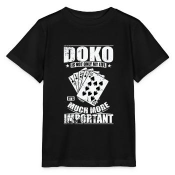 Doko is not only my Life It's much more Important - Stanley/Stella Kinder T-Shirt MINI CREATOR  - Schwarz - Vorne - Mikhail (115cm)