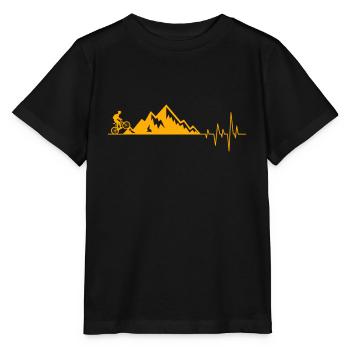 VTT VTT mountain biking - T-shirt bio MINI CREATOR Stanley/Stella Enfant - noir - Devant - Mikhail (115cm)