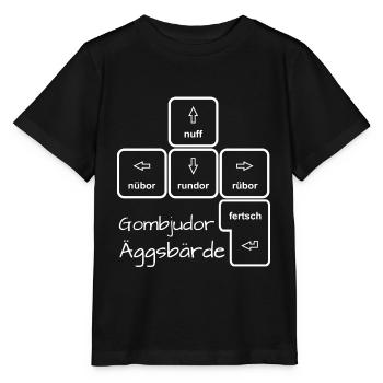 Computer Experte (Sächsische-Mundart-Edition) - Stanley/Stella Kinder T-Shirt MINI CREATOR  - Schwarz - Vorne - Mikhail (115cm)