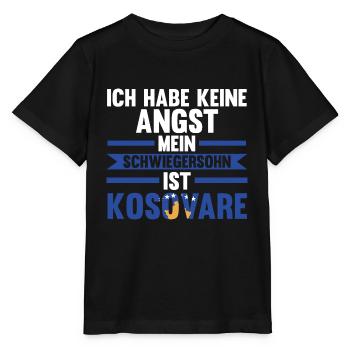 Ich habe keine Angst mein Schwiegersohn ist Kosova - Stanley/Stella Kinder T-Shirt MINI CREATOR  - Schwarz - Vorne - Mikhail (115cm)
