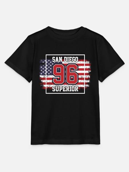 San Diego - Stanley/Stella Kinder T-Shirt MINI CREATOR  - Schwarz
